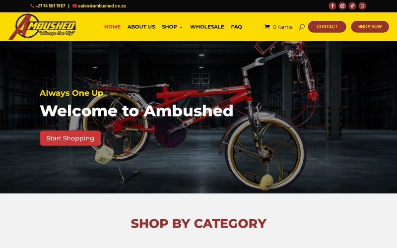Website we built for Ambushed