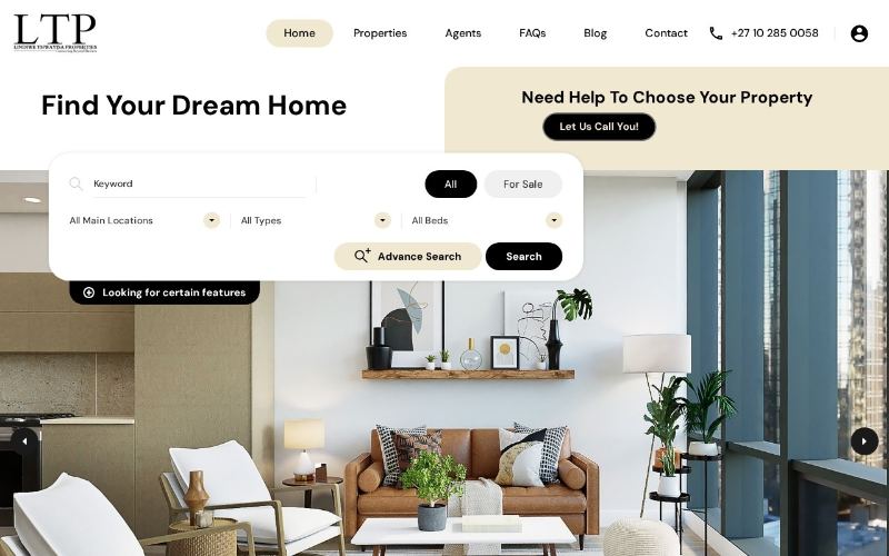 Website we built for LTP