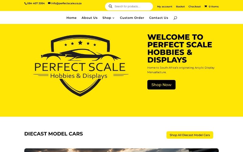Perfect Scale website