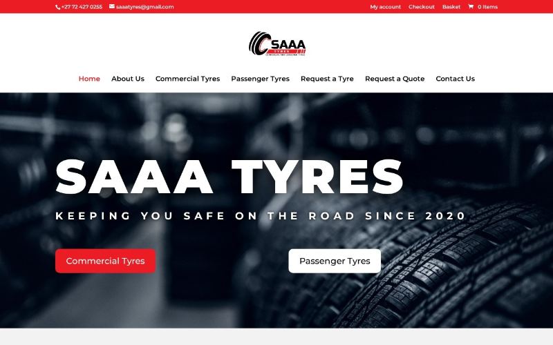 SAAA Tyres website